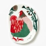 morita Miw 森田插畫瓷碟 - 雞